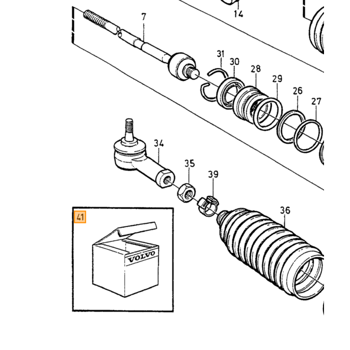 Volvo balg set Volvo typeVolvo 740 760 780 :  zie instructies onder aanvuldende info Volvo typeVolvo 740 760 780 :  zie instructies onder aanvuldende info Volvo onderdeel nr 271469