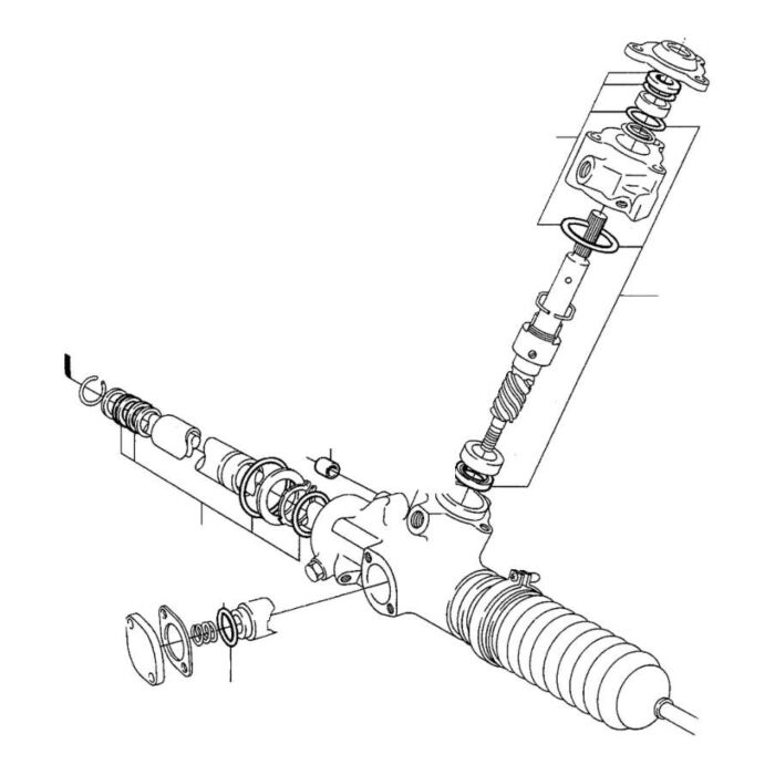 Volvo Kit revisione scatola sterzo 240+260+740+940+760+s Volvo ricambi no 271529