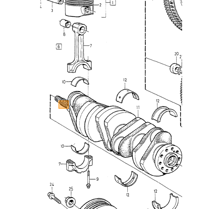 Volvo Anello di Pistone STD 1 pistone AUDI VOLVO 100 850 A6 S70 S80 I -06 V70 I -00 V70 II 00-08 Numero di parte Volvo 271612
