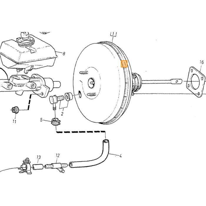 Volvo Disco freno posteriore 850+S70+V70 1993-2000 (3126 Volvo ricambi no 271794