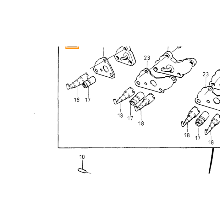 Volvo Kit guarnizioni Pistone Getti di raffreddamento Vo Volvo ricambi no 271815