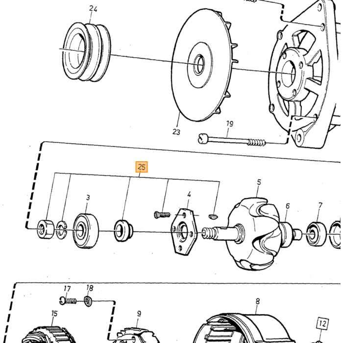 Volvo reparatieset Volvo onderdeel nr 273503