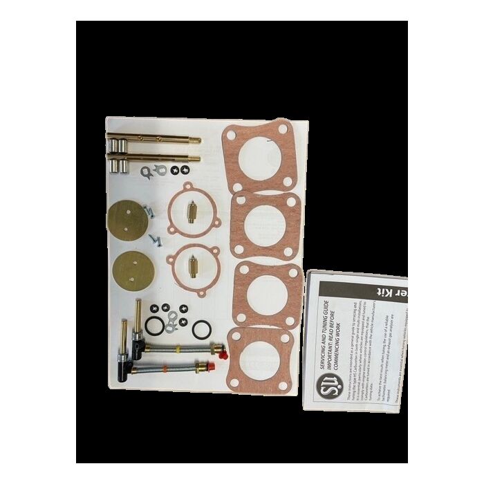 Kit di riparazione carburatore Volvo SU HS6 (set per 2 carburatori) incl tubi di spruzzo con valvola a farfalla, numero di parte Volvo 276278C
