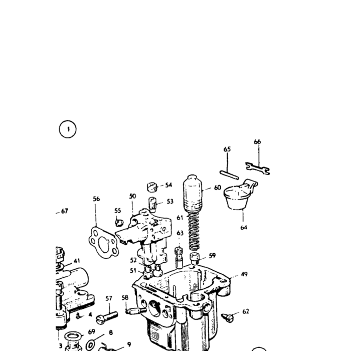 Volvo Kit ricostruzione carburatore Zenith 36VN per B18A Volvo ricambi no 276286