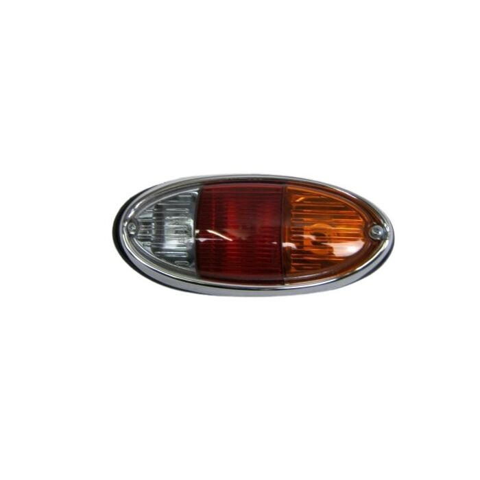 Achterlicht Amazon inclusief chroomrand reflector en rubber 1962+670614