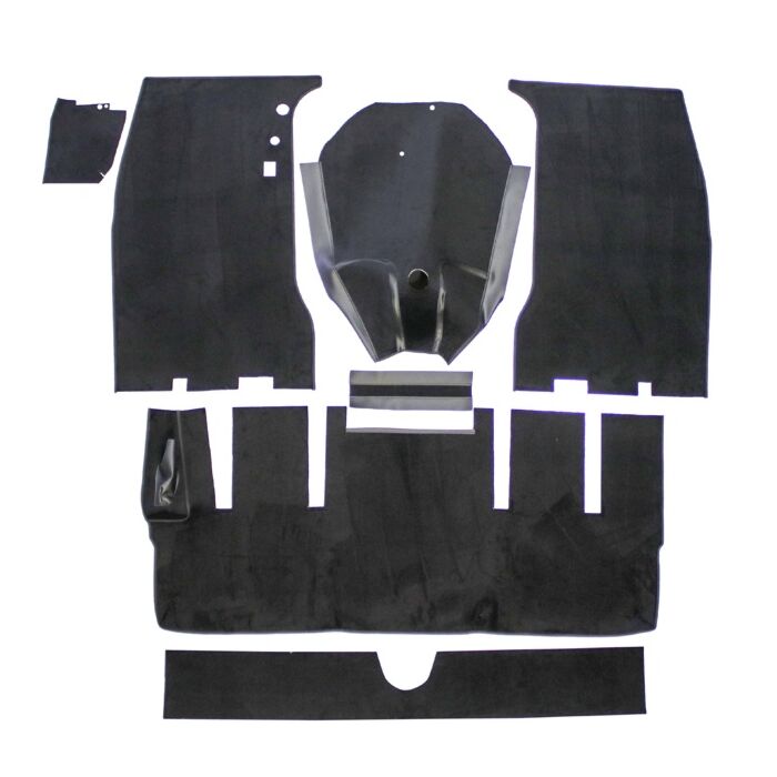Volvo Set di tappetini P1800 Jensen set completo nero 19 Volvo ricambi no 277400