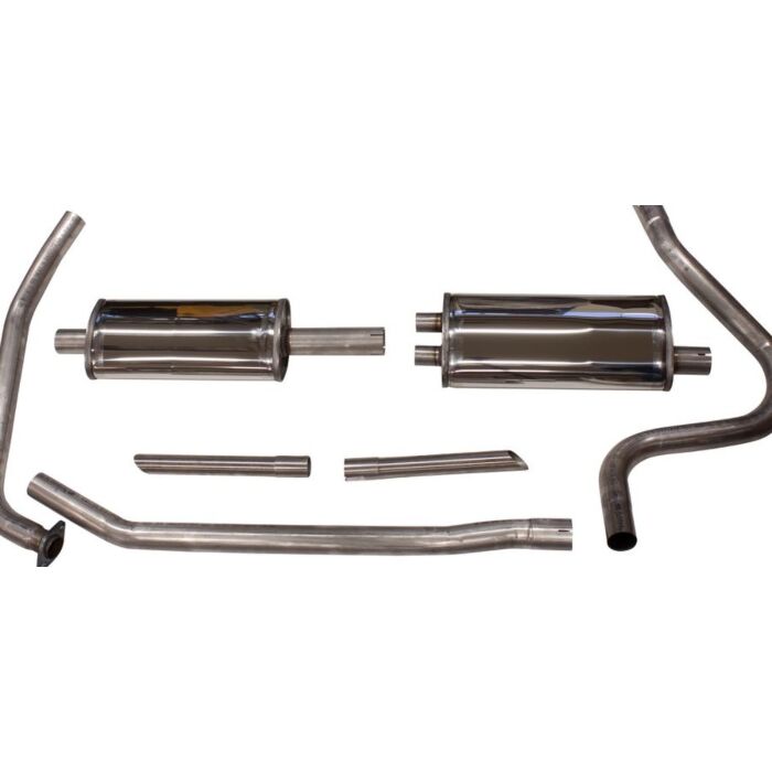 Volvo Set di scarico P1800 sportivo in acciaio inox 61-6 Volvo ricambi no 292215SS