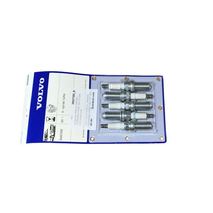 bougie set OEM ref 30650843 FGR6NQE0 LFR6D V50 C70 S40 C30 zonder turbo