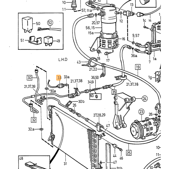Volvo Cablaggio P1800/S numero di telaio completo -9999 Volvo ricambi no 3108