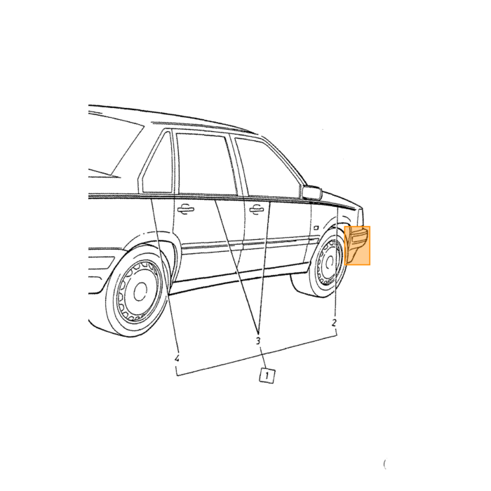 Volvo Embleem GLTVolvo typeVolvo 850 Volvo onderdeel nr 3512151