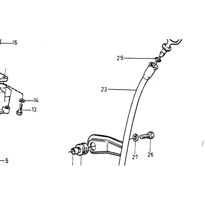 Volvo Astina di livello olio 240+740+940+ Da B19 a B230 Volvo ricambi no 3514627