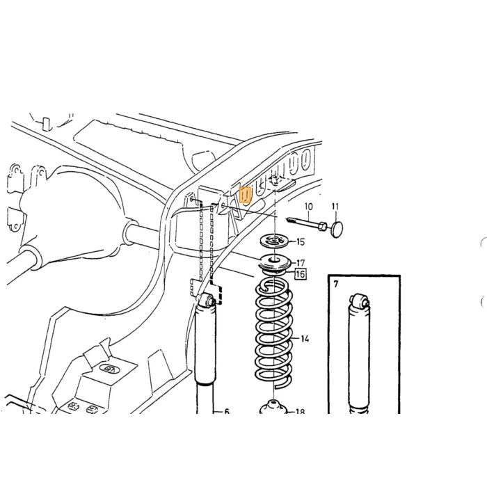 Volvo Anti-Roll Bar Volvo onderdeel nr 3516573