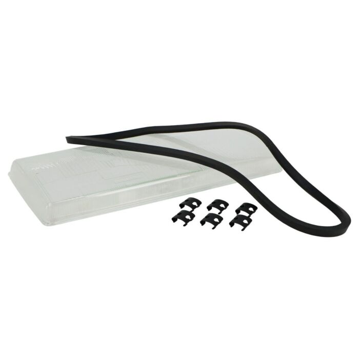 Volvo Lensglas  rechts 760  koplamp met mistlamp lens Volvo onderdeel nr 3518160