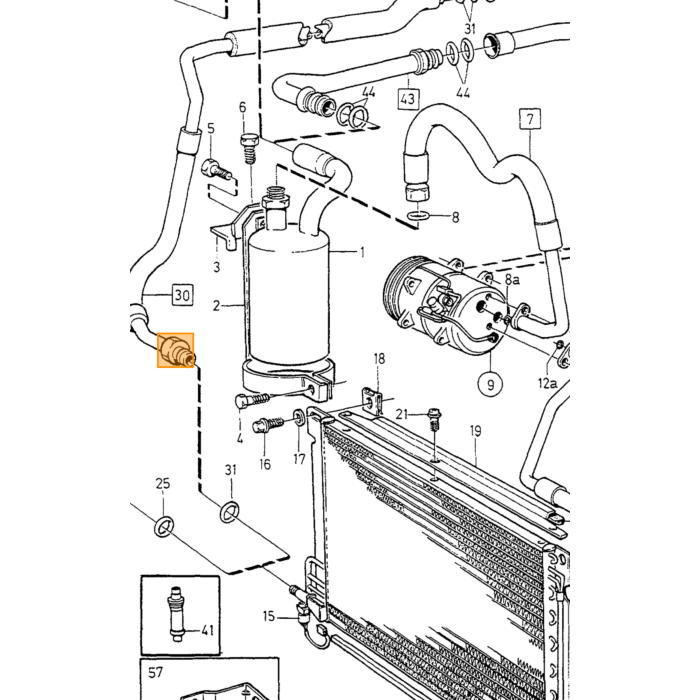 Volvo knop 850 kachel bediening fan/ventilator Volvo onderdeel nr 3522627
