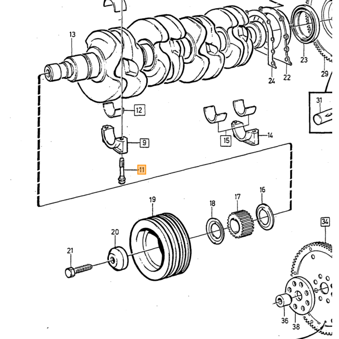 Volvo nippel Volvo onderdeel nr 3531384