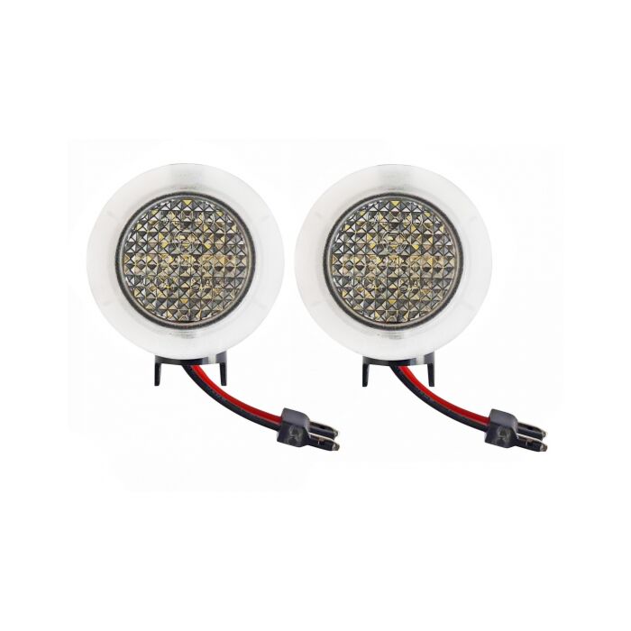 Lente Volvo per Lampada Specchietto Esterno, 1 coppia, XC60, Numero di Parte Volvo 35435040