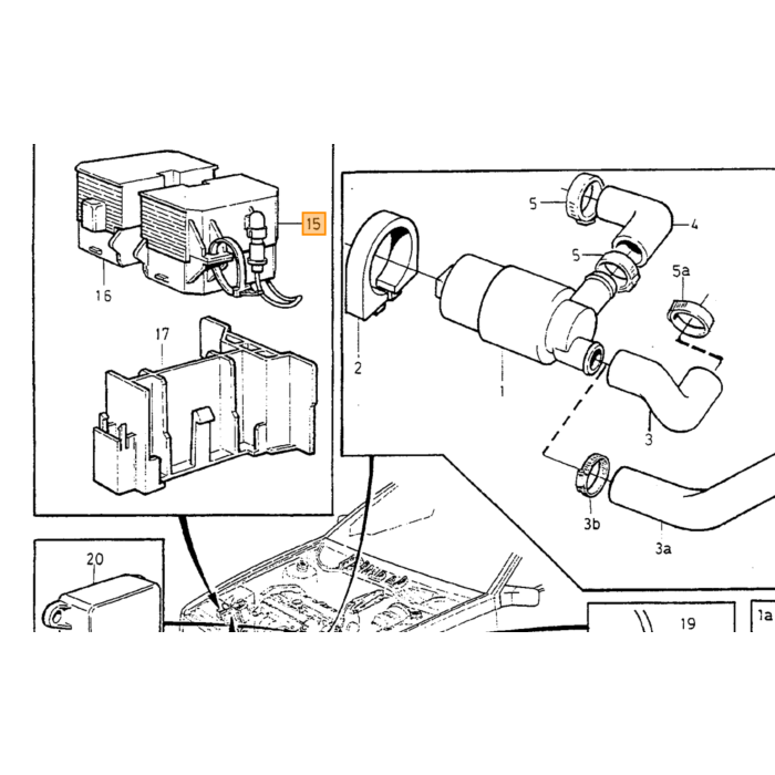 Volvo Diagnose unit foutcode uitlees eenheid 850 940 960 V70 S70 740 1991 Volvo onderdeel nr 3545006