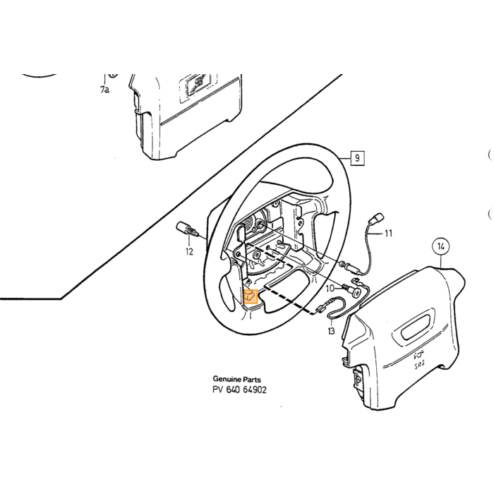 Volvo schroef Volvo onderdeel nr 3546010