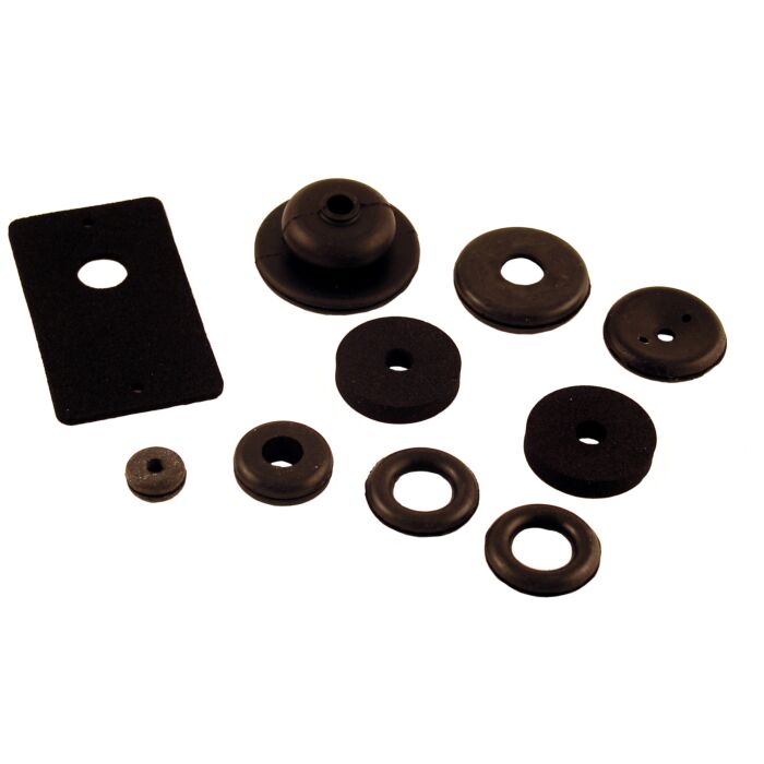 Volvo Set completo passaparete in gomma PV544+Duett B18 Volvo ricambi no 395105