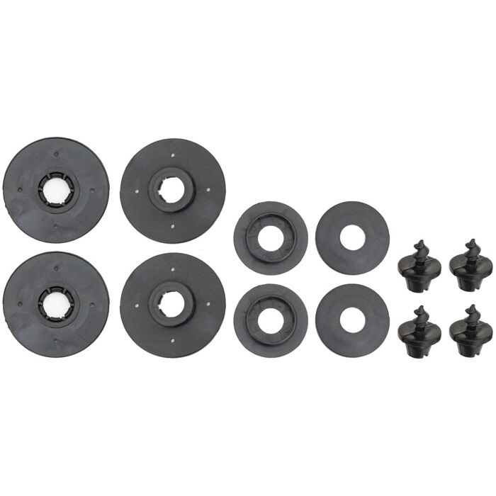 Tappetini in gomma per l'inverno Volvo, VOLVO V50 grigio scuro, numero di parte Volvo 39807167
