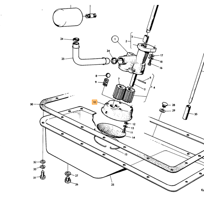 Volvo Cuscinetto albero bilanciere B18+B20 +B30 Volvo ricambi no 418297