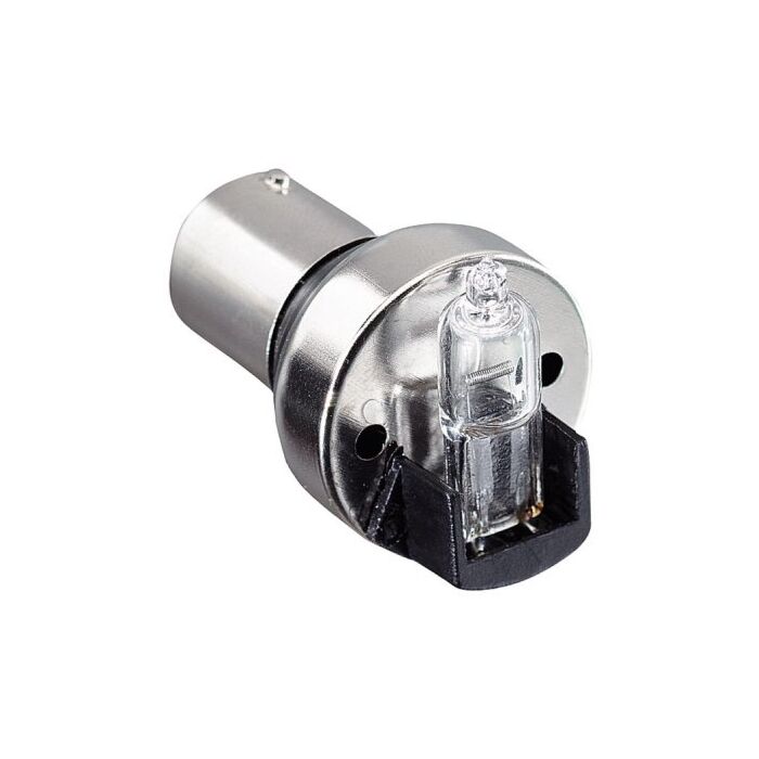 Lamp 12 volt 20 watt BA15s met waarschuwings biep voor achteruitrij verlichting