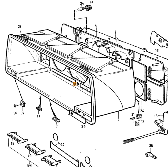 Volvo Sensore di temperatura emettitore acqua di raffred Volvo ricambi no 460191