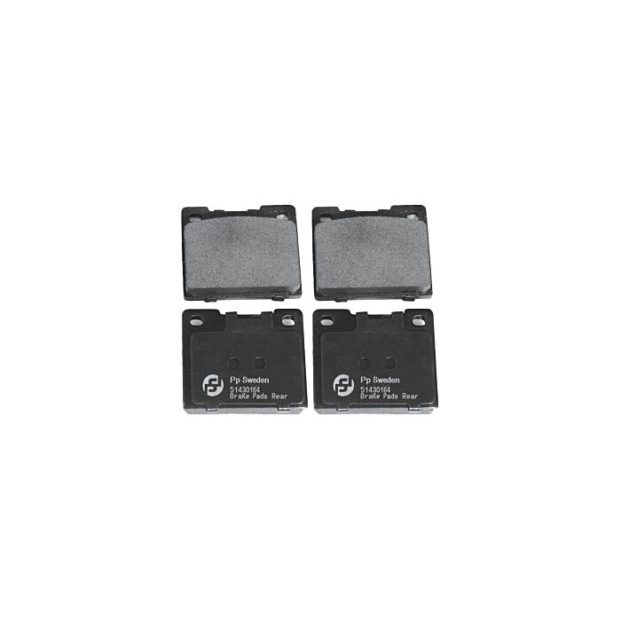 Remblok set achter 140+164+240+260+P1800E+P1800ES type Girling 