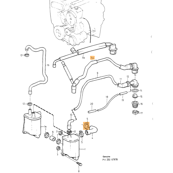 "Volvo 850 Turbo-Free: Carterventilazione Benzina di Alta Qualità"