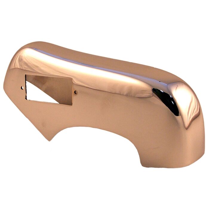 Bumper rozet PV444 1957+PV544 rechts achter chroom
