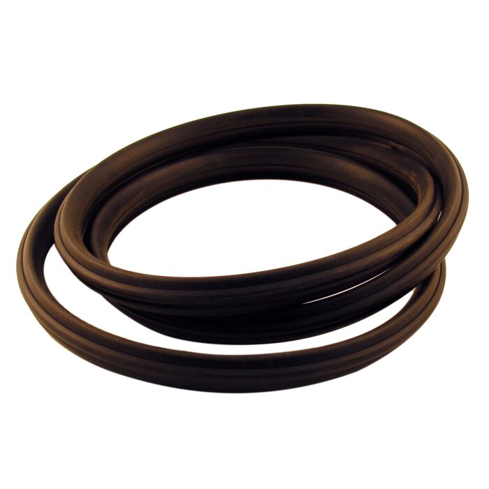 Rubber achterruit PV544 FAVORIT (zonder chroomlijst)