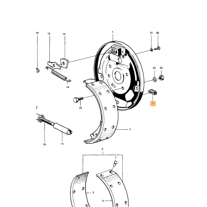 Volvo Regolatore gioco tappo in gomma versione PV + fren Volvo ricambi no 659672