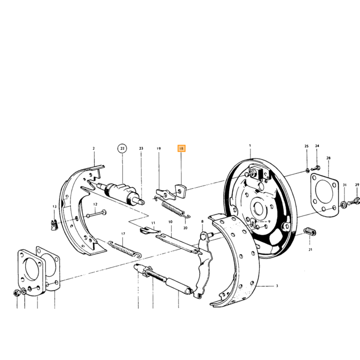 Volvo Cilindro freno ruota anteriore PV544+Duett+Amazon Volvo ricambi no 659673