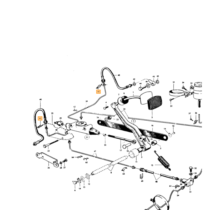 Volvo Coppa del freno 20.6mm anteriore 659.683 PV544+Due Volvo ricambi no 659686