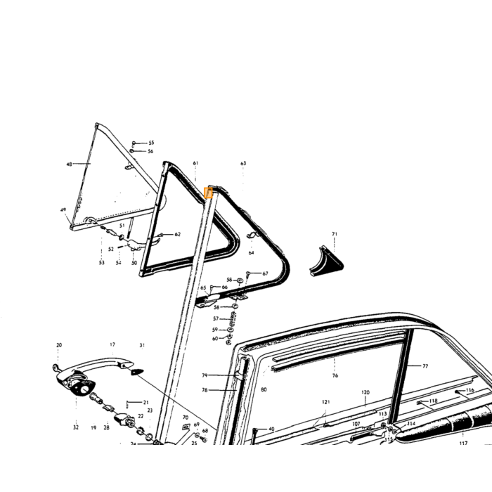 Volvo Raamtandwiel amazon links P120 -142425 P130 -44089 Volvo onderdeel nr 660337