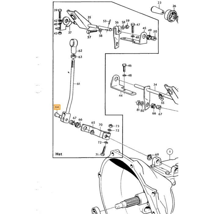 Volvo Pin Volvo onderdeel nr 663162