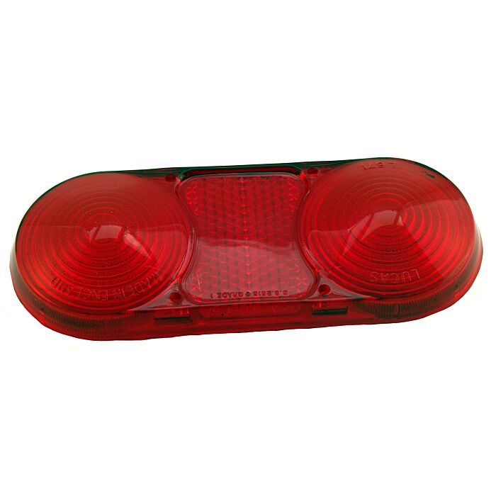 Glas achterlicht P1800 coupe rood achterlichtglas