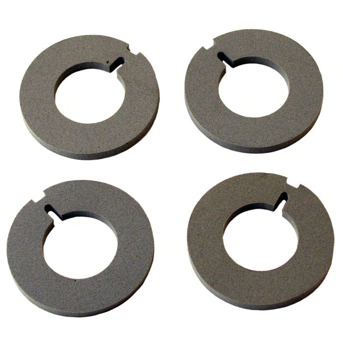 Rubber achterlicht P1800 coupe foam (rond) (4 stuks nodig per auto)