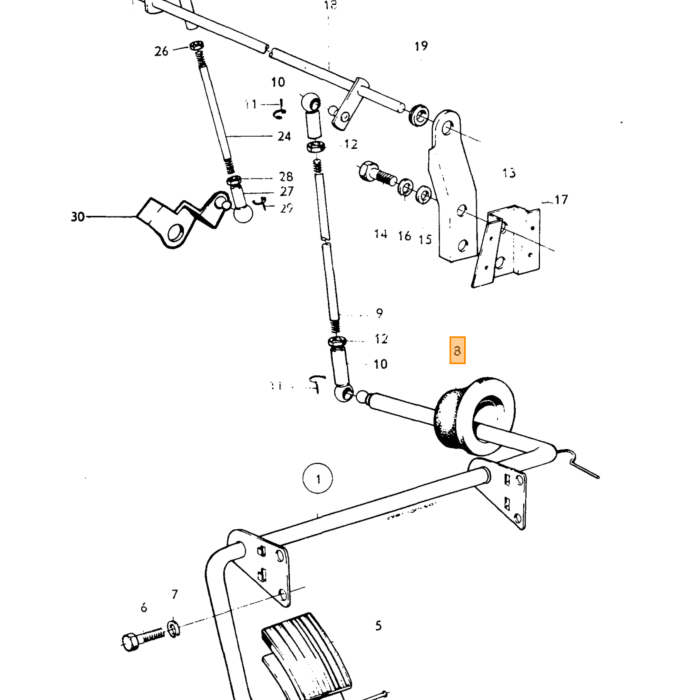 Volvo Morsetto di controllo dell'aria Amazon+P1800+PV544 Volvo ricambi no 666622
