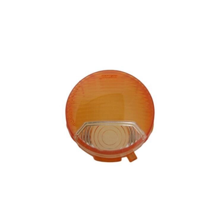 Glas knipperlicht P1800 oranje wit richtingaanwijzerglas amber wit  links of rechts bruikbaar