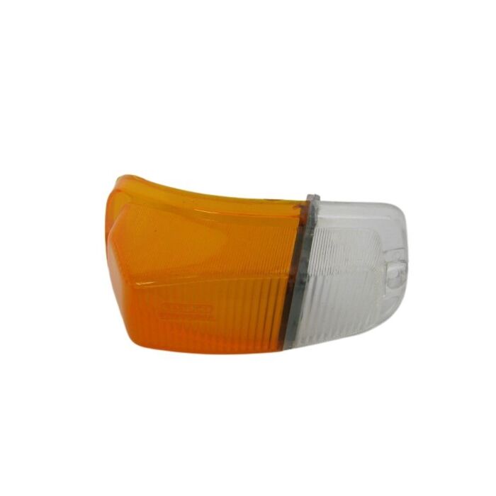 Glas knipperlicht Amazon oranje/wit Links richtingaanwijzerglas origineel