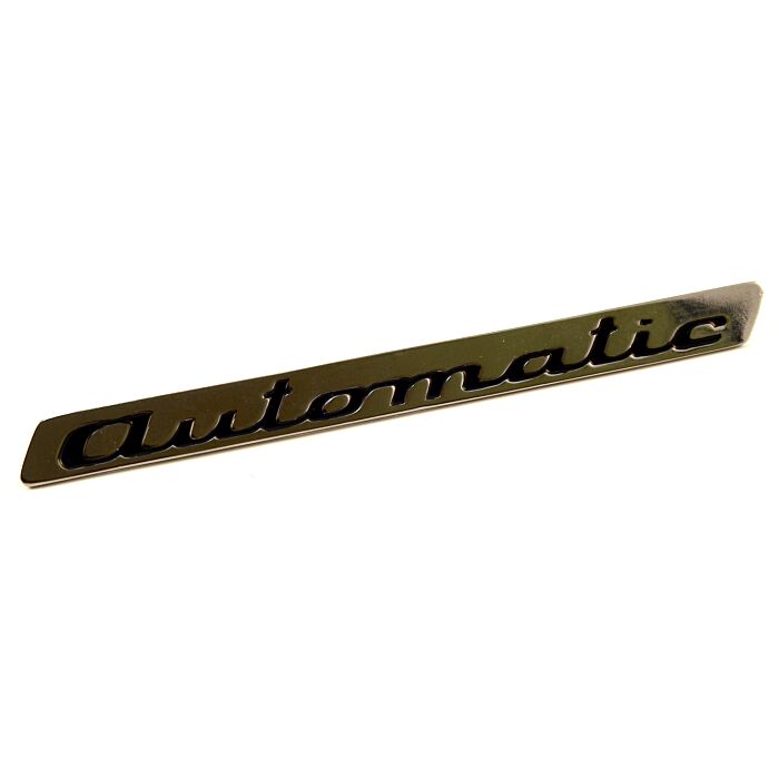 Embleem inchAutomaatinch - Alu. Volvo typeVolvo 120 130 220 : Volvo 140 : Volvo 164 :