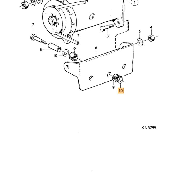 Volvo Sierring koplamp PV444+PV544+Duett+Amazon origineel Volvo onderdeel nr 671739