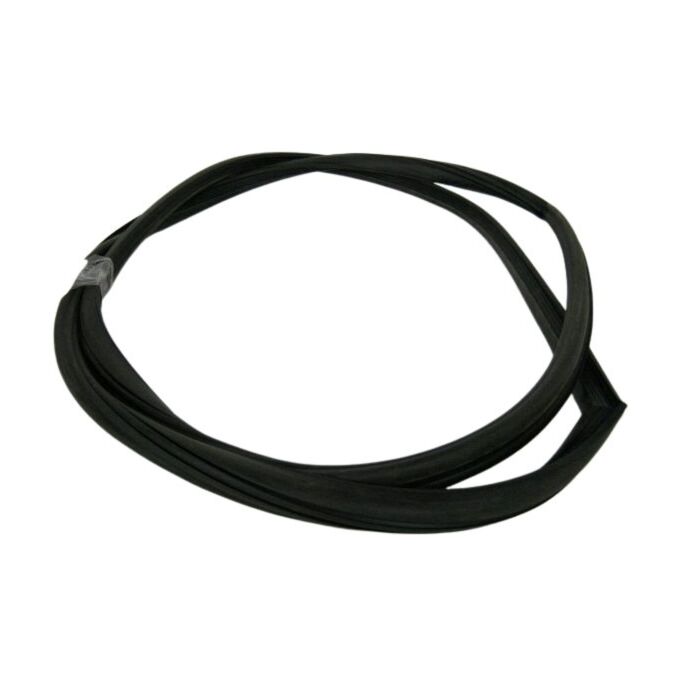 Rubber achterruit Amazon sedan type met chroomlijst orig