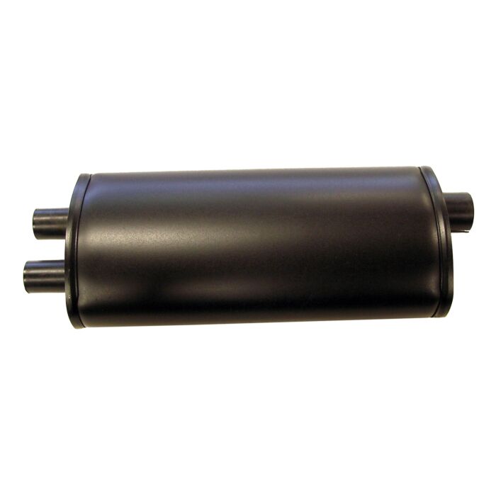 Uitlaat achterdemper P1800  B18+B20 carburateur motor (origineel Volvo)