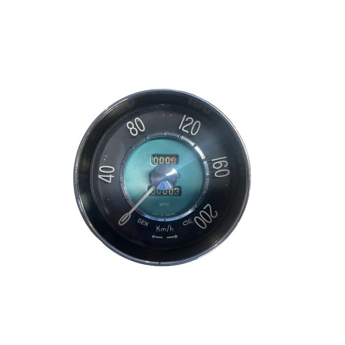 Kilometerteller klok 1800S revisie RUIL KM blauw -1969