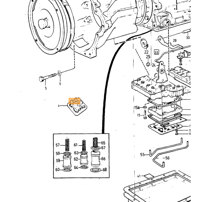 Volvo Afdichting RING AW70 AW71 BW35 BW55 240 260 740 940 1239689 Volvo onderdeel nr 6814812