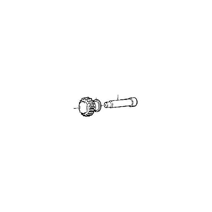 achteruit versnelling tandwiel as  240  260  740  760  940  940 SE  960 M45 M46 M47 (	1232247)
