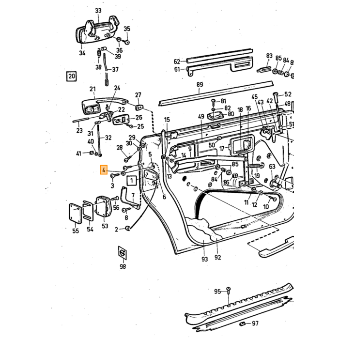 Volvo Pin  Volvo onderdeel nr 684425