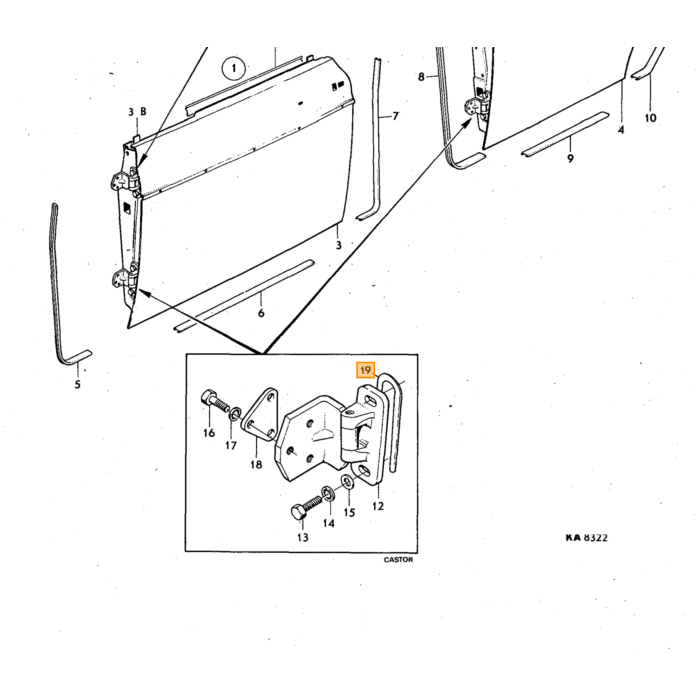 Volvo Shim Volvo onderdeel nr 684738